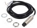 Sensor: inductive; OUT: PNP / NO; 0÷16mm; 10÷30VDC; M18; 2m; IP67 OMRON E2E-X16MB1TL18-2M
