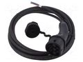Cable: eMobility; 1x0.5mm2,3x6mm2; 250V; 7.4kW; IP54; single-phase AMPHENOL HVCOIMBR6PF506L750