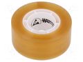 Tape: packaging; ESD; L: 32.9m; W: 24mm; Thk: 0.06mm; colourless DESCO EUROPE SCS-242292