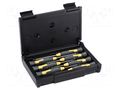 Kit: screwdrivers; Torx®; TX06,TX07,TX08,TX09,TX10,TX15,TX20 LINDSTRÖM SA.803-7ESD