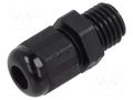 Cable gland; without nut; M12; 1.5; IP68; polyamide; black TE Connectivity 1SNG601015R0000