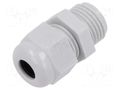 Cable gland; without nut; M16; 1.5; IP68; polyamide; light grey TE Connectivity 1SNG601037R0000