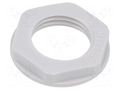 Nut; M16; polyamide; 22mm; light grey; Thread: metric; Pitch: 1.5 TE Connectivity 1SNG607004R0000