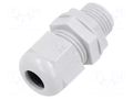 Cable gland; M25; 1.5; IP68; polyamide; light grey; Entrelec TE Connectivity 1SNG626067R0000