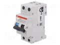 RCBO breaker; Inom: 20A; Ires: 300mA; Poles: 1+N; 230VAC; IP20; DS200 ABB DS201AC-B20/0.3