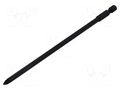 Screwdriver bit; Pozidriv®; PZ1; Overall len: 150mm KING TONY KT-711501Z