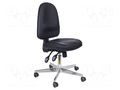 Chair; ESD; Seat dim: 460x430mm; Back dim: 440x510mm; 470÷600mm RT WORK CLEANR-CHAIR-04