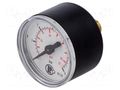 Manometer; 0÷6bar; G 1/8",rear connection; 40mm; Temp: -20÷60°C PNEUMAT 110.45-KD
