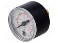 Manometer; 0÷6bar; G 1/8",rear connection; 40mm; Temp: -20÷60°C PNEUMAT 110.45-KD