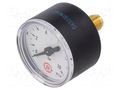 Manometer; 0÷10bar; G 1/8",rear connection; 40mm; Temp: -20÷60°C PNEUMAT 110.46-K