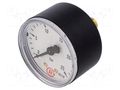 Manometer; 0÷25bar; G 1/4",rear connection; 50mm; Temp: -20÷60°C PNEUMAT 208-K
