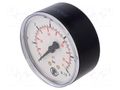 Manometer; 0÷6bar; G 1/4",rear connection; 63mm; Temp: -20÷60°C PNEUMAT 216-KD