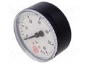 Manometer; 0÷60bar; G 1/4",rear connection; 63mm; Temp: -20÷60°C PNEUMAT 221-K