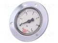 Manometer; 0÷6bar; G 1/4",rear connection; 50mm; Temp: -20÷60°C PNEUMAT 305/50