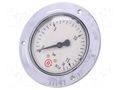 Manometer; 0÷16bar; G 1/4",rear connection; 63mm; Temp: -20÷60°C PNEUMAT 307/63