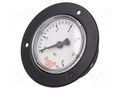 Manometer; 0÷6bar; G 1/4",rear connection; 50mm; Temp: -20÷60°C PNEUMAT 324/50