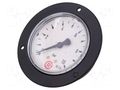 Manometer; 0÷10bar; G 1/4",rear connection; 63mm; Temp: -20÷60°C PNEUMAT 325/63