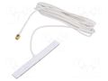 Antenna; 2G,3G,4G,5G,GSM,LTE; 2dBi,2.4dBi,4.6dBi,5.8dBi; glued 2J Antennas 5283PW300LL100WSMA