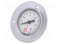 Manometer; 0÷10bar; G 1/8",rear connection; 40mm; Temp: -20÷60°C PNEUMAT 306/40