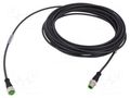 Cable: for sensors/automation; M12; PIN: 4; 2m; plug; 250VDC; 250VAC MURRELEKTRONIK 7000-40021-6340200