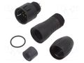 Connector: circular; 720; 125V; 2A; PIN: 8; plug; male; soldering BINDER 99-9125-00-08