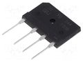 Bridge rectifier: single-phase; Urmax: 800V; If: 15A; Ifsm: 240A DIODES INCORPORATED GBJ1508-F
