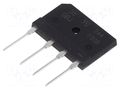 Bridge rectifier: single-phase; Urmax: 800V; If: 15A; Ifsm: 240A DIODES INCORPORATED GBJ1508-F