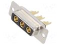 Connector: Special D-Sub; PIN: 5; plug; female; on PCBs; THT; MHCD MH CONNECTORS MHCDR5W5S4