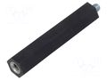Insulating sleeve; Int.thread: M6; L: 70mm; UL94V-0; polyester BM GROUP BMQSCP070M6