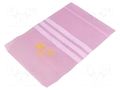 Protection bag; ESD; L: 200mm; W: 150mm; Thk: 75um; polyetylene; pink DESCO EUROPE SCS-203015