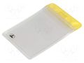 Badge holder; ESD; 102x86mm DESCO EUROPE SCS-35016