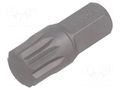 Screwdriver bit; spline (12-angles); XZN M12; Overall len: 30mm BETA BE867XZN/12