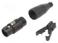 XLR connector METAL PLUG STR CORD      4 SKT AMPHENOL AC4FB