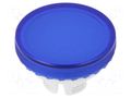 Actuator lens; 22mm; 84; blue,transparent; plastic EAO 84-7111.600