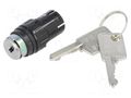 Switch: body; 16mm; Stabl.pos: 2; IP65; 61; Pos: 2; plastic EAO 61-2201.0/D