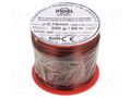 Coil wire; double coated enamelled; 0.75mm; 0.2kg; -65÷200°C INDEL DN2E0.75-0.20