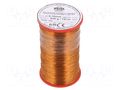 Coil wire; double coated enamelled; 0.3mm; 0.5kg; -65÷200°C INDEL DN2E0.30-0.50