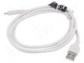 Cable; USB 2.0; USB A plug,USB B micro plug; nickel plated; 1m VENTION CTIWF