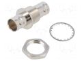 Adapter; BNC female,both sides; Insulation: PTFE; 75Ω; brass AMPHENOL RF 031-220N-75-12G