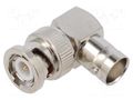Adapter; BNC male,BNC female; Insulation: PTFE; 50Ω; brass; 4GHz AMPHENOL RF 031-9-RFX