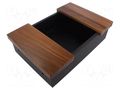Enclosure: enclosure base; X: 203mm; Y: 305mm; Z: 76mm; 1441; steel HAMMOND HM-1441-24BK3CWW