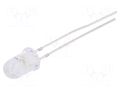 LED; UV-A; 30°; 14mA; 320mW; λd: 380÷390nm; 5÷20VDC; THT OPTOSUPPLY OSV3SL5A31A-CR14
