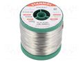 Tin; lead free; Sn99,3Cu0,7; 0.5mm; 500g; reel; 2.5%; Alloy: TC STANNOL S99C1K605/0.5/0.5