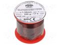 Coil wire; double coated enamelled; 1.3mm; 0.2kg; -65÷200°C INDEL DN2E1.30-0.20