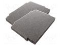 Foam insert; graphite; 386x286x40mm; 2pcs. LeanFoam LF-A-MAKITA