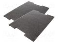 Foam insert; graphite-white; 433x315x40mm; 2pcs. LeanFoam LF-AW-BOSCH