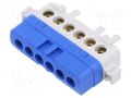 Splice terminal: distribution block; 76A; 400V; screw terminal POKÓJ LPI-6N