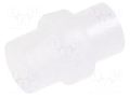 Fiber for LED; Ø3mm; L: 3.2mm; round; Front: flat; straight; PLP1 BIVAR PLP1-125-FD