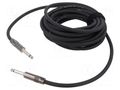 Cable; Jack 6,3mm 2pin plug,both sides; 9m; black; 0.55mm2 TASKER TAS-TK149SS