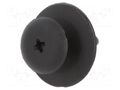 Plastic anchor; 10pcs; VW; OEM: 1H0867199A; 13.5mm; black ROMIX RX-10916